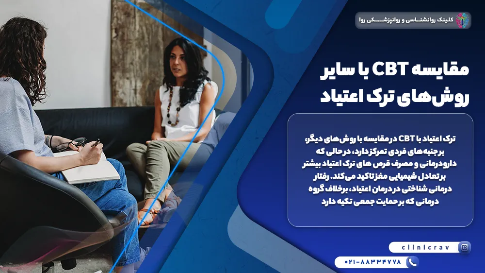 خانمی که برای ترک اعتیاد با CBT به روانشناس مراجعه کرده