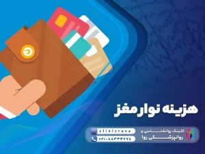 وکتور کیف و کارت پول برای بررسی هزینه نوار مغز