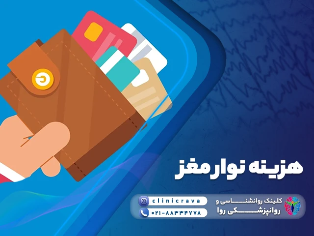 وکتور کیف و کارت پول برای بررسی هزینه نوار مغز